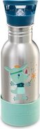 Lilliputiens - nerezová fľaša na pitie - dráčik Joe - 600 ml