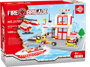 Kompatibles Bausteinset BLOXO Feuerwehrstation 368 Stk