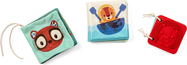Lilliputiens - set de 3 libros sensoriales - león Jack