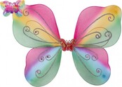 Krídla motýlie nylon 44x32cm na karneval