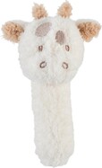 NATTOU Hračka plyšová hrkálka Teddy žirafa 14 cm, 0m+
