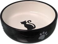 Miska Magic Cat keramická čierna/biela 13,4x4cm 170ml