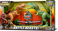 Primal Clash! Dino bitka set Carnotaurus VS Gigantosaurus 21 cm