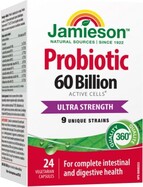 Jamieson Probiotic 60 mil millones ULTRA STRENGTH 24 tabletas