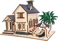 Woodcraft Drevené 3D puzzle Dom na pláži