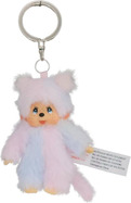 Monchhichi Mončiči ragazza arcobaleno portachiavi 10cm