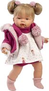 Llorens 38364 JOELLE - realistická bábika so zvukmi a mäkkým látkovým telom - 38 cm