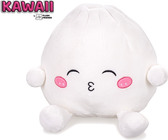 Плюшена Бао кнедла с нацупени устни, Plush Friends Kawaii 25 см