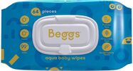 Beggs Nedves öblíthető törlőkendők (64 db)