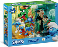 Puzzle Ștrumfii 32x23cm Dragon 60 piese
