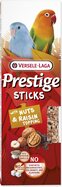Tyčinky Versele-Laga  Prestige malý papagáj s orechami a hrozienkovou polevou 60g 2ks