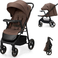 KINDERKRAFT Športni voziček Trig 3 Tray Velvet Mocca