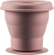 Silikónová miska na sušienky s prísavkou, Old Pink