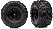 Traxxas roue, jante noire, pneu Talon MXT (nitro a/ électrique a) (2)