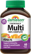 Jamieson Multi COMPLETE pre dospelých tablety na cmúľanie s príchuťou citrusového ovocia 6