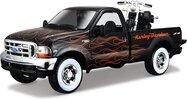 Maisto - Harley-Davidson Custom, 1999 Ford F-350 Super Duty Pickup, 1:24