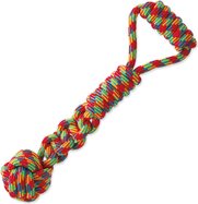 Hračka Dog Fantasy preťahovadlo madlo a lopta 37cm