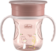 Chicco Hrnček 360 Perfect X s držadlami pink, 12m+