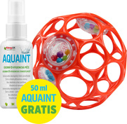 Jouet OBALL RATTLE 10cm 0m+ orange+50ml Aquaint