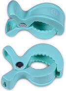 PETITE&amp;MARS Clip Peg per passeggino (2 pezzi) Menta