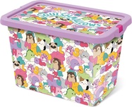 Squishmallows STOR úložný box s vekom - 7 L