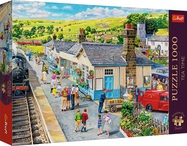 Trefl Puzzle 1000 Premium Plus - Čajový čas: Dedinská stanica