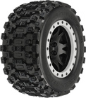 Pro-Line koleso 4.3", pneu Badlands MX43 Pro-Loc, disk Impulse H24mm čierno-sivý (2) (X-Maxx)