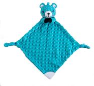 Ursuleț babyted adormitor, jucărie de dentiție, zornăitoare pluș 25x25cm