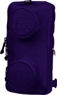 LEGO Signature Brick 1x2 Sling Bag - viola scuro