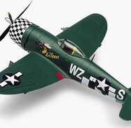 Modellbausatz Flugzeug 12474 - P-47D "EILEEN" (1:72)