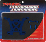 Traxxas torre de amortiguadores trasera de aluminio azul