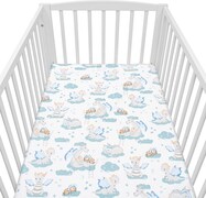 Bavlnené prestieradlo do postieľky New Baby Dráčik 120x60 cm