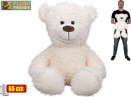 Orso di peluche, (bianco) | Plush Friends 65 cm