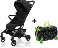 Sportovní kočárek Jet + kufřík Pack&amp;Ride Zdarma, Quartz Black