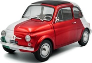 1:18 FIAT 500 TRIBUTE TO ITALIA BI-COLOR 1965 RED