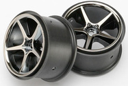 Traxxas disk 2.2" Gemini čierny chróm (2)