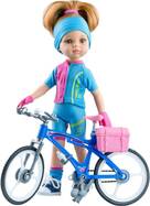 Paola Reina Ružový bicykel pre bábiky o veľkosti 32cm