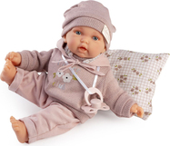 Antonio Juan 1244MAQ PETIT – bambola realistica con suoni e corpo in tessuto morbido – 27 cm