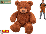 Plyšový medveď,  (hnedý) | Plush Friends 80 cm