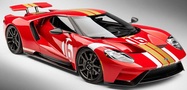 1:18 FORD GT HERITAGE EDITION ALAN MANN RED 2022 - GT SPIRIT - GT883