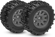 Traxxas roată 2.1/2.6", disc gri, anvelopă Sledgehammer (față) (2)