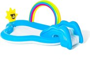 Bestway Aufblasbares Spielcenter Rainbow Day, 91×145×257 cm