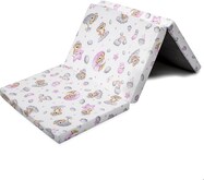 Skladacia matrac do postieľky New Baby STANDARD 120x60x5 cm koala ružová