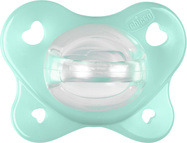 CHICCO Cumlík Physio Dual Soft silikónový neutral 0-2m, 1 ks