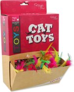 Hračka Magic Cat myška bavlna 6cm 80ks