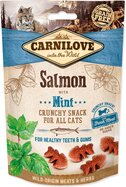 Pochúťka Carnilove Cat Crunchy Snack losos s mätou 50g