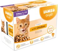 Kapsička IAMS KITTEN - multipack v omáčke 1020g (12x85gr)