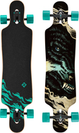 Longboard Street Surfing FREERIDE 39” CURVE Wolf - Künstlerserie