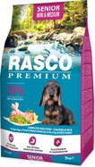 Krmivo Rasco Premium senior Mini &amp; Medium kura s ryžou 3kg