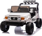 Elektrické autíčko Toyota FJ Cruiser XXL s pohonom 4x4, licencované (Dvojmiestne), biele,